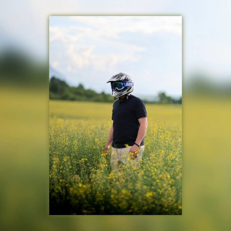 Somewhere between calm and chaos, but helmet on, worries off.