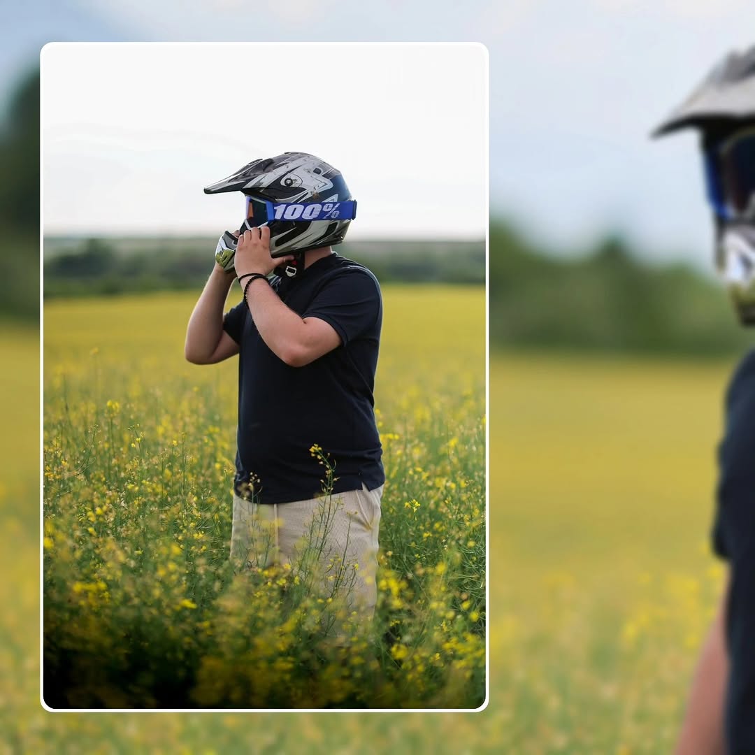 Somewhere between calm and chaos, but helmet on, worries off.