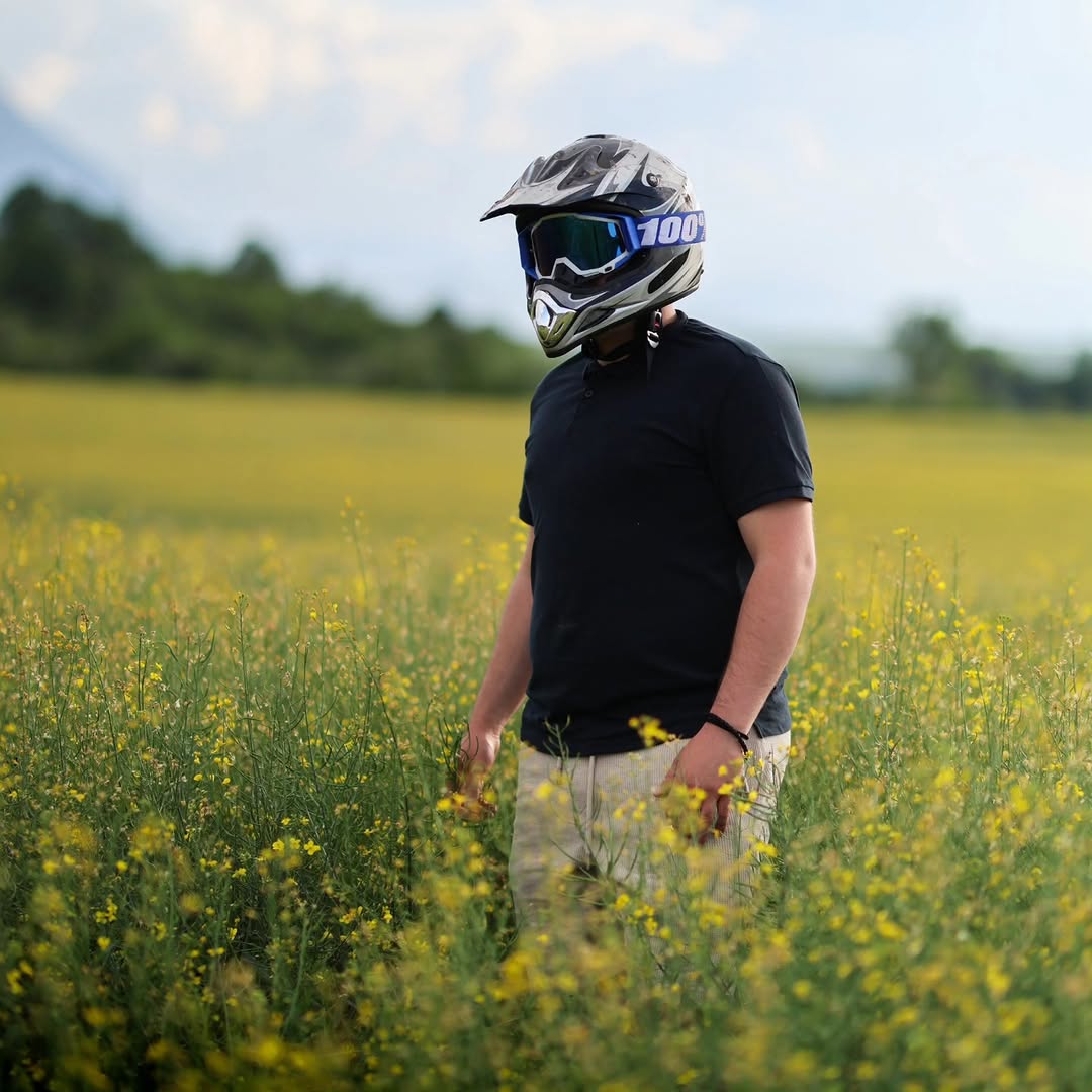Somewhere between calm and chaos, but helmet on, worries off.