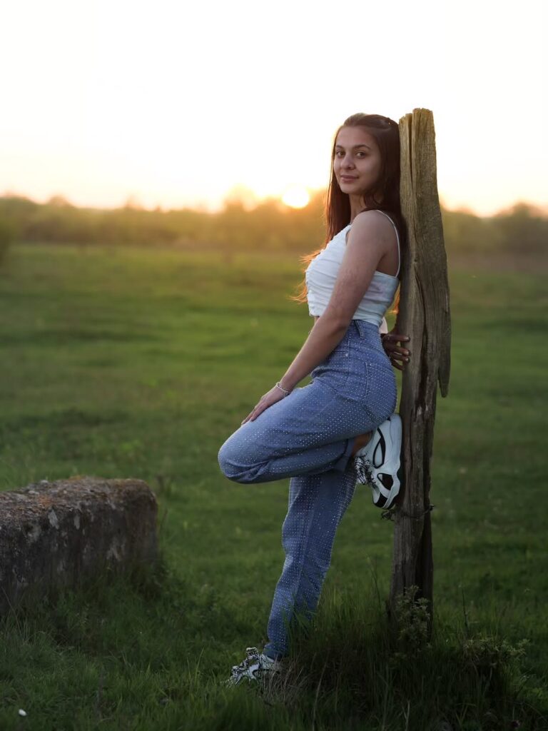 Golden hour, soft light, and a calm soul ✨