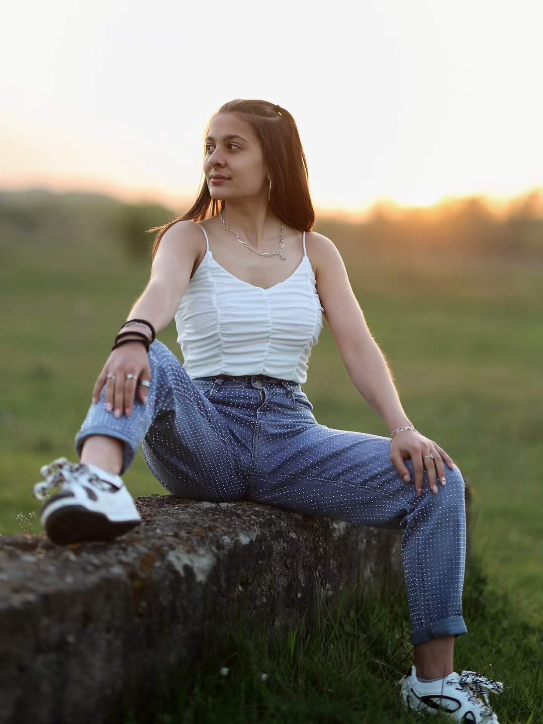 Golden hour, soft light, and a calm soul ✨